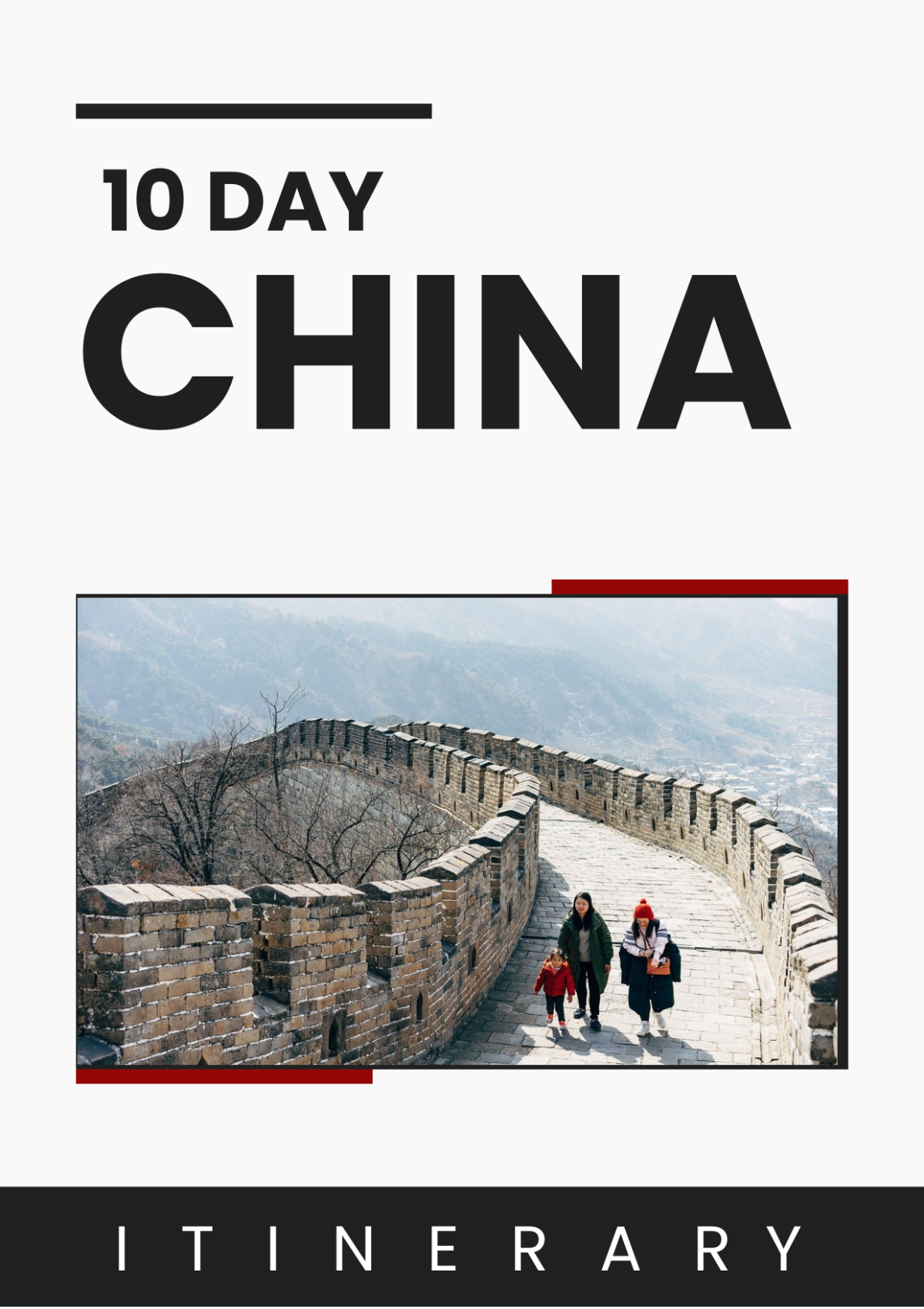 10 Day China Itinerary Template