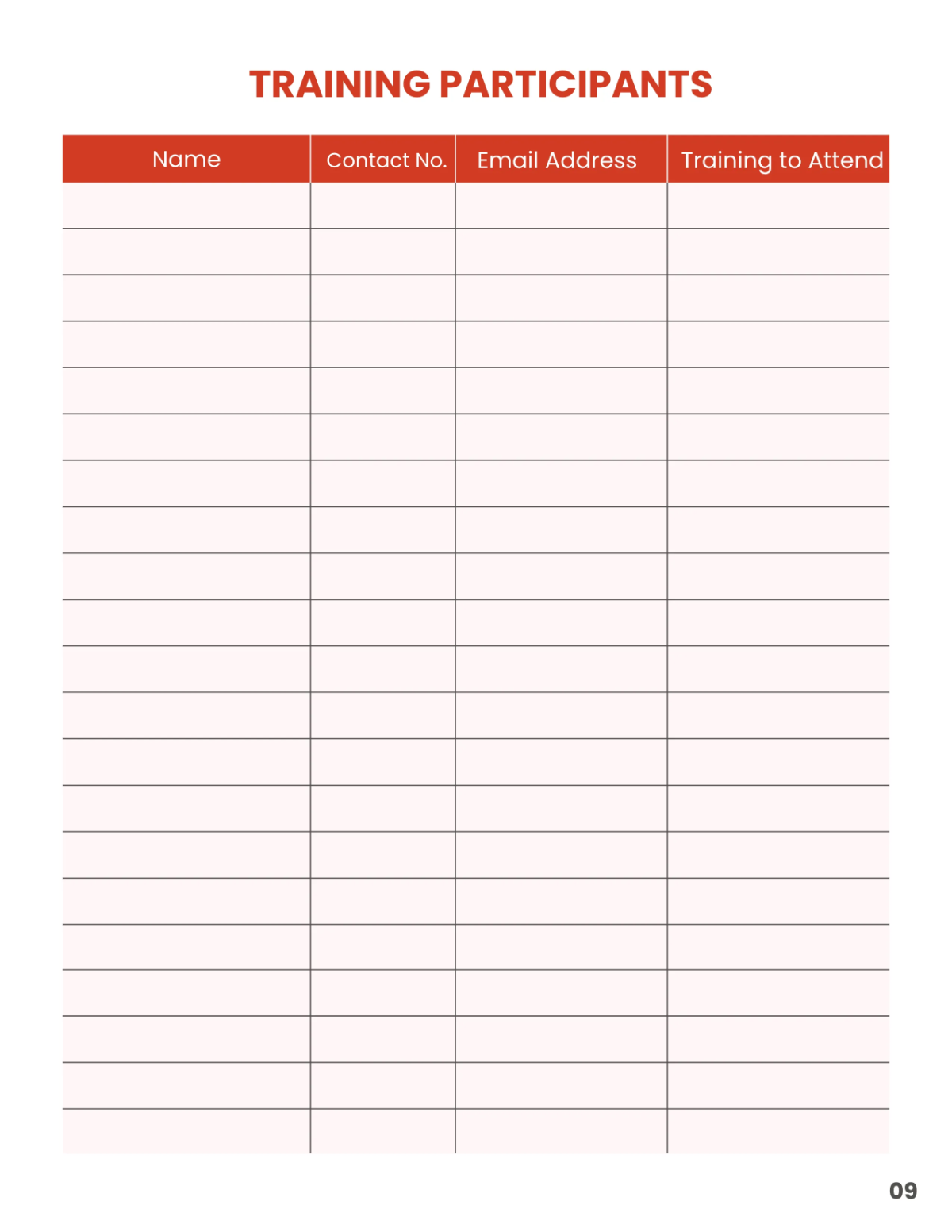 Free Emergency Planner Template to Edit Online