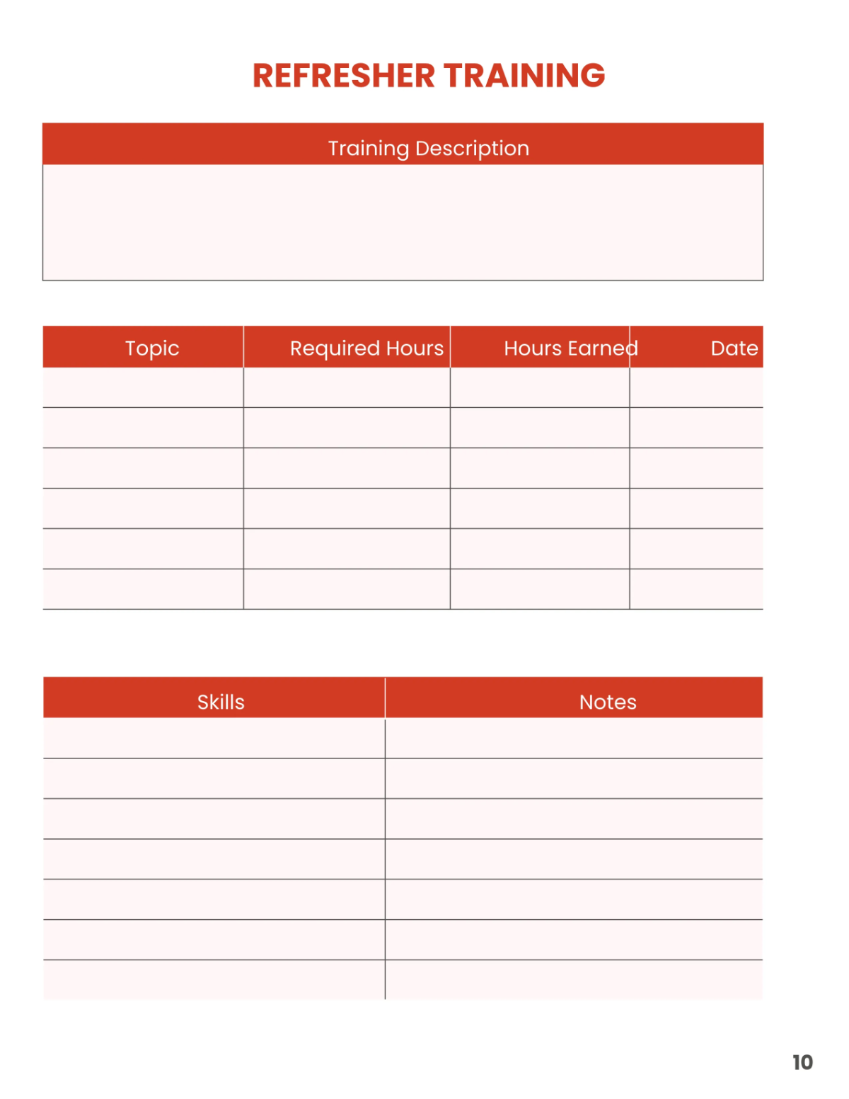 Free Emergency Planner Template to Edit Online