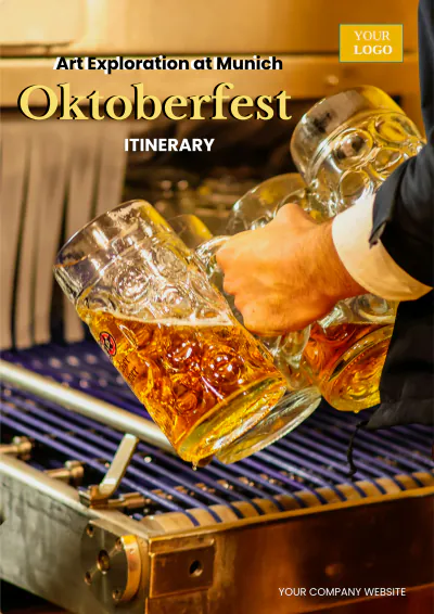 Free Oktoberfest Itinerary Template to Edit Online