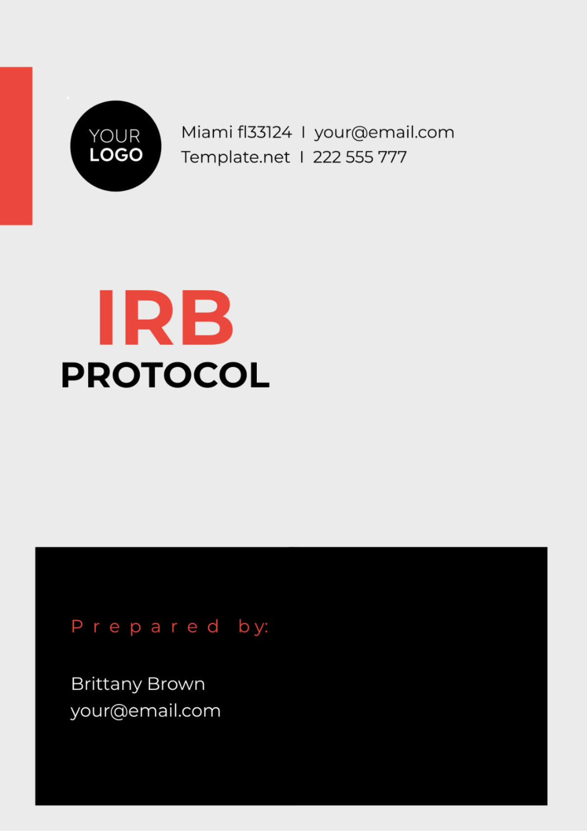 Irb Protocol Template - Edit Online & Download