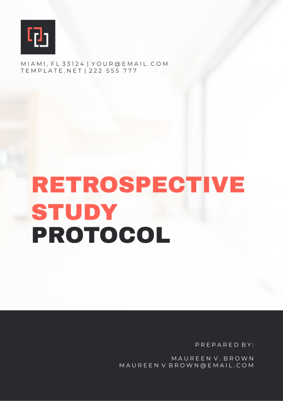 Retrospective Study Protocol Template
