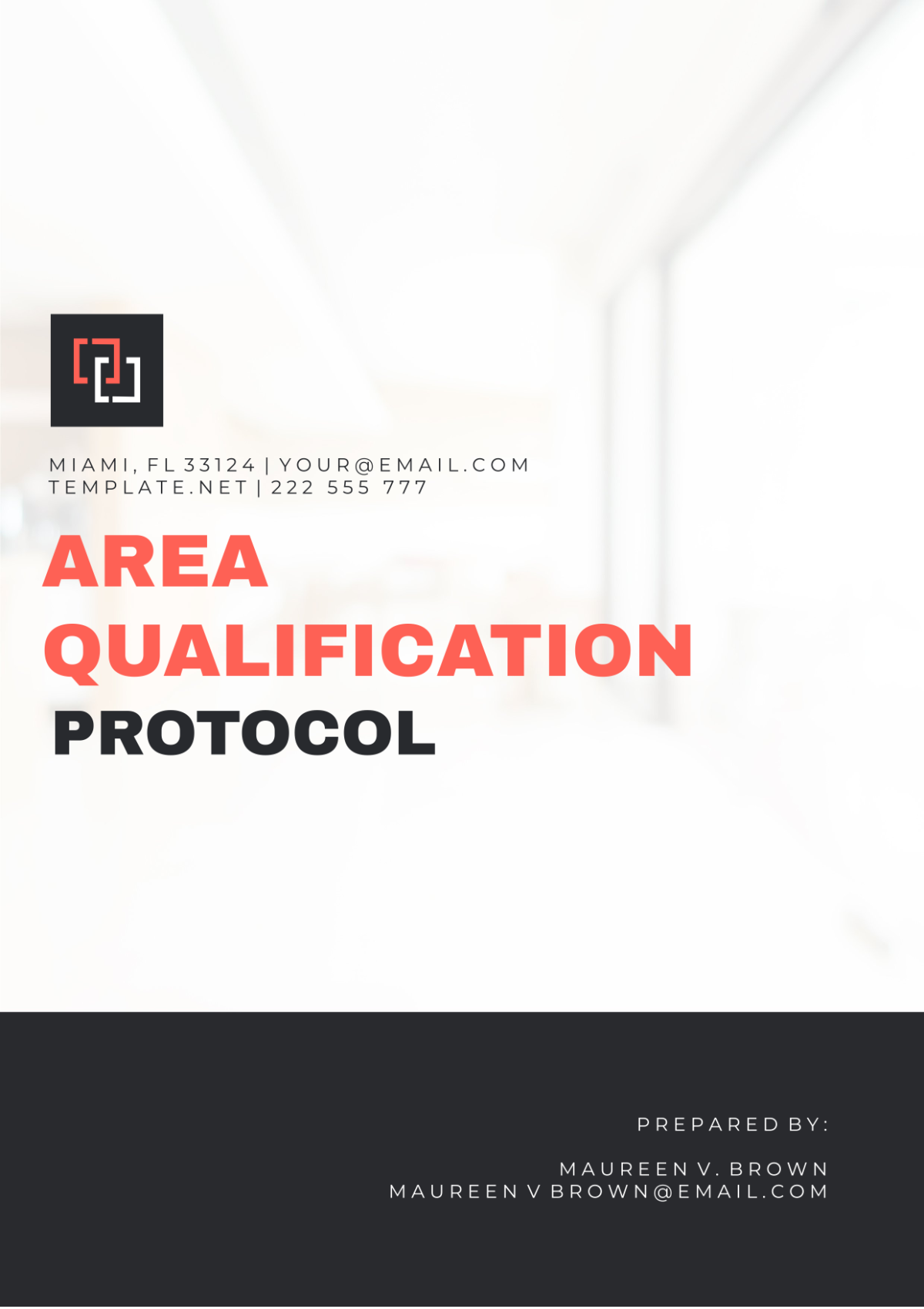 Area Qualification Protocol Template
