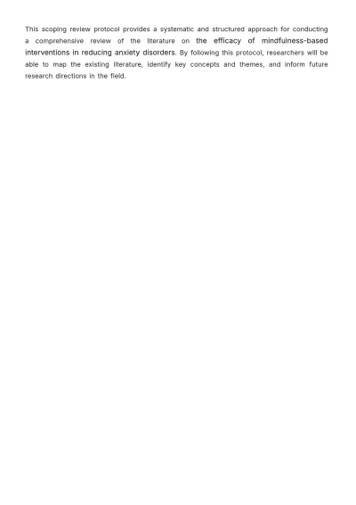 Free Scoping Review Protocol Template to Edit Online