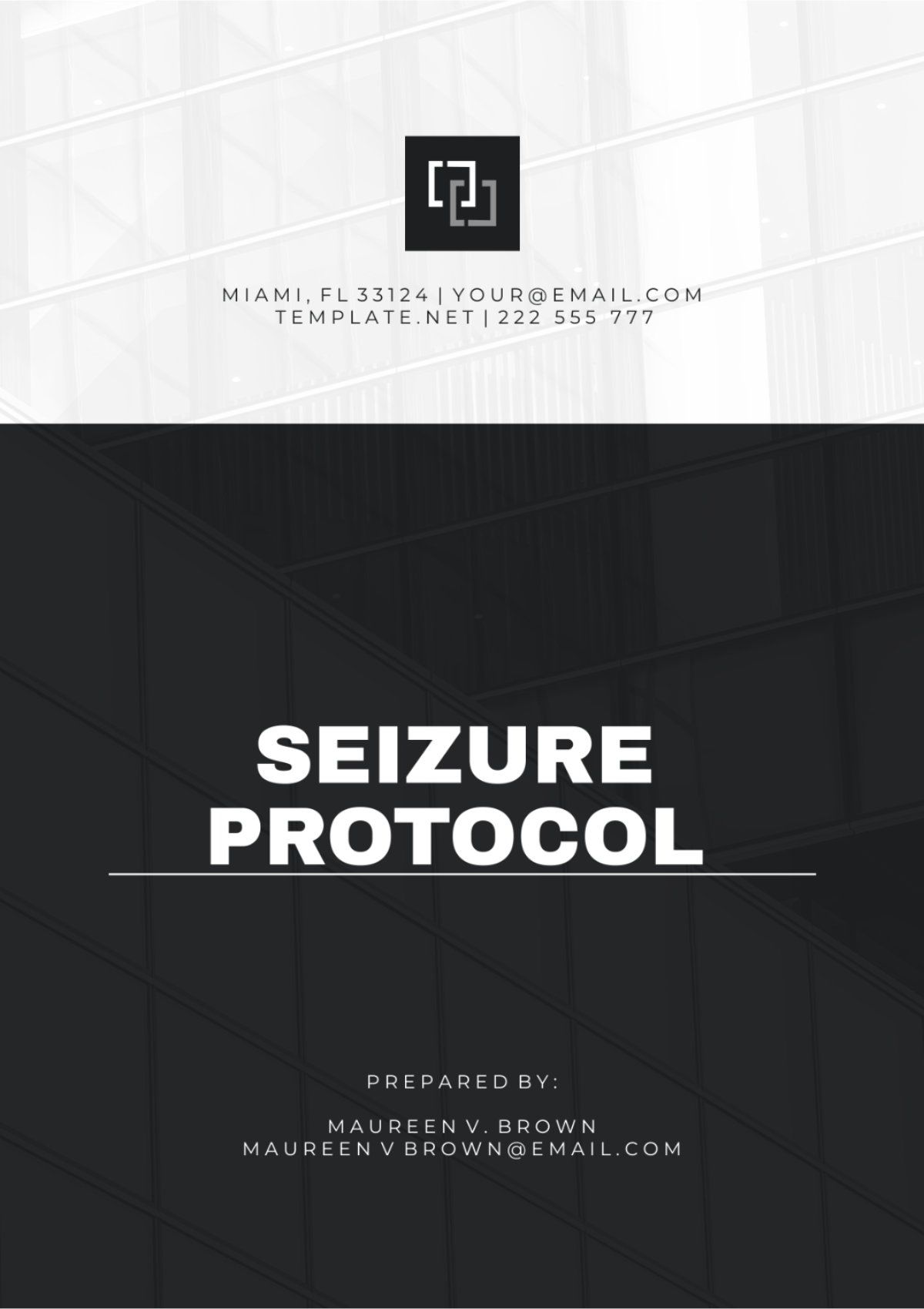 Seizure Protocol Template