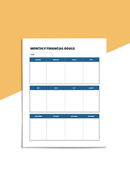 Sample Financial Planner Template - Word, Apple Pages | Template.net