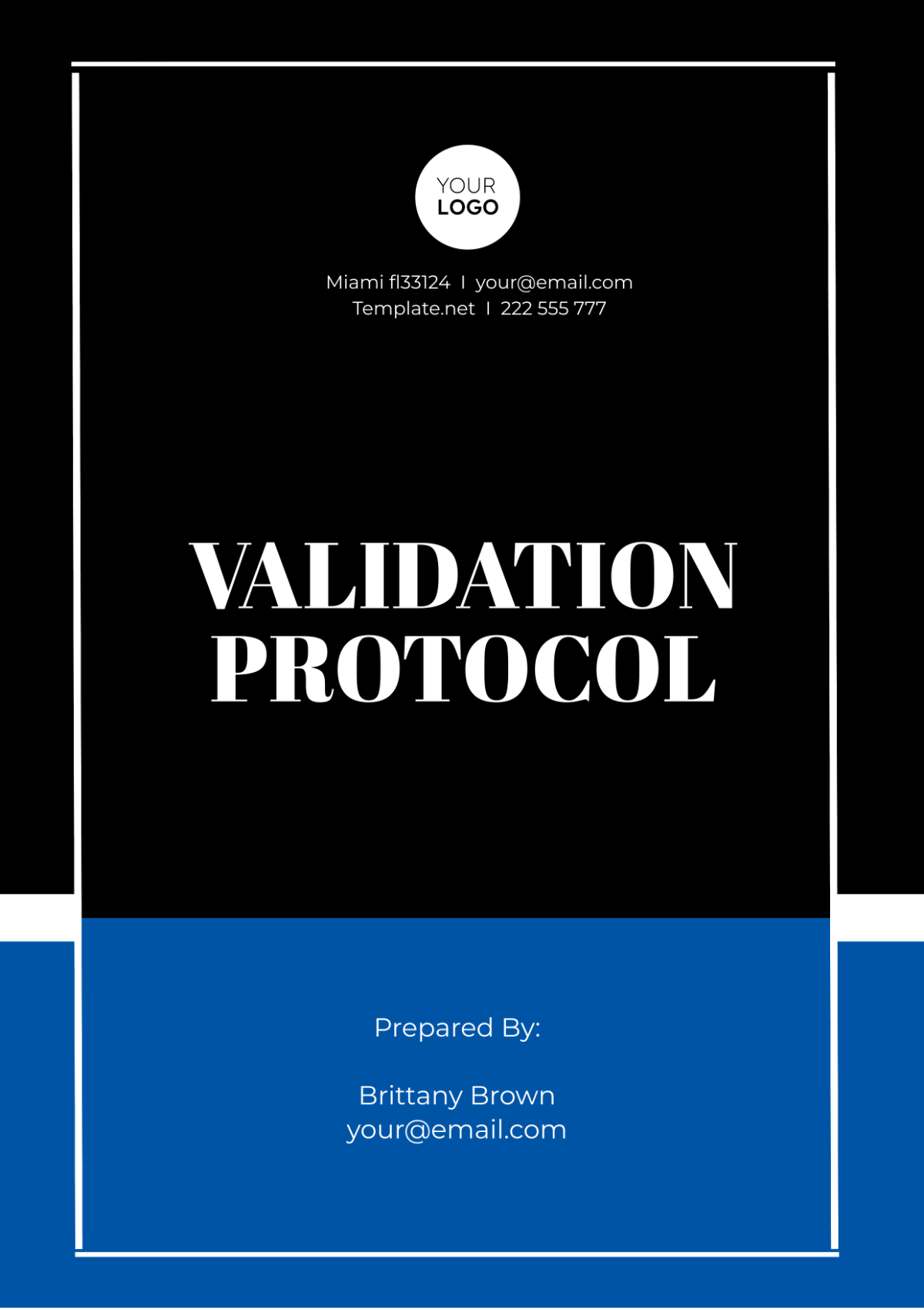 Validation Protocol Template