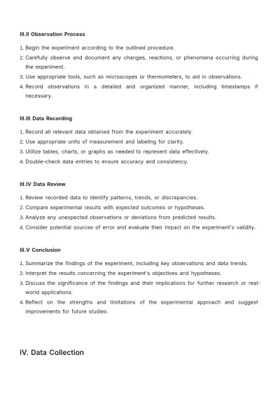 Free Observation Protocol Template to Edit Online