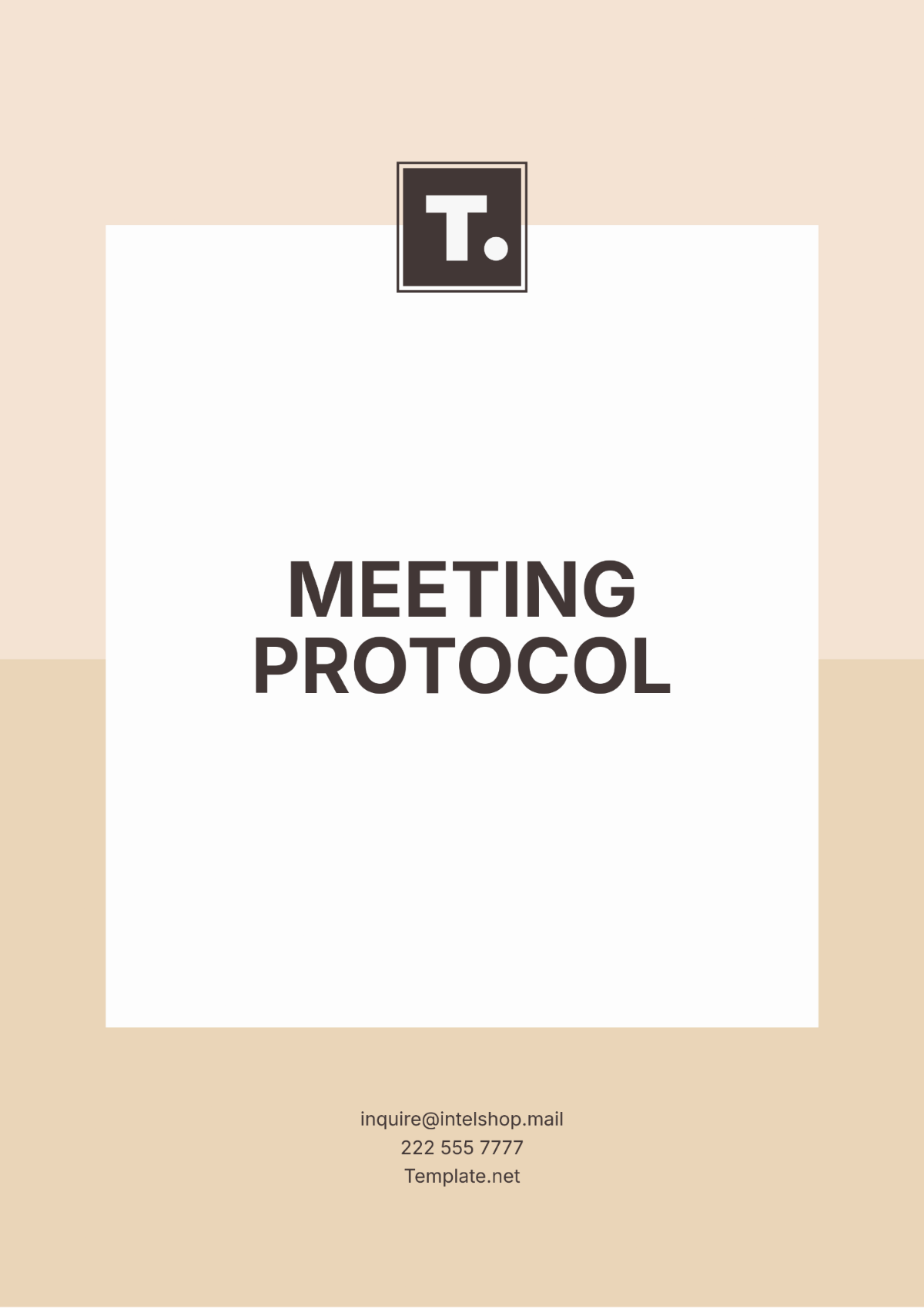 Meeting Protocol Template - Edit Online & Download