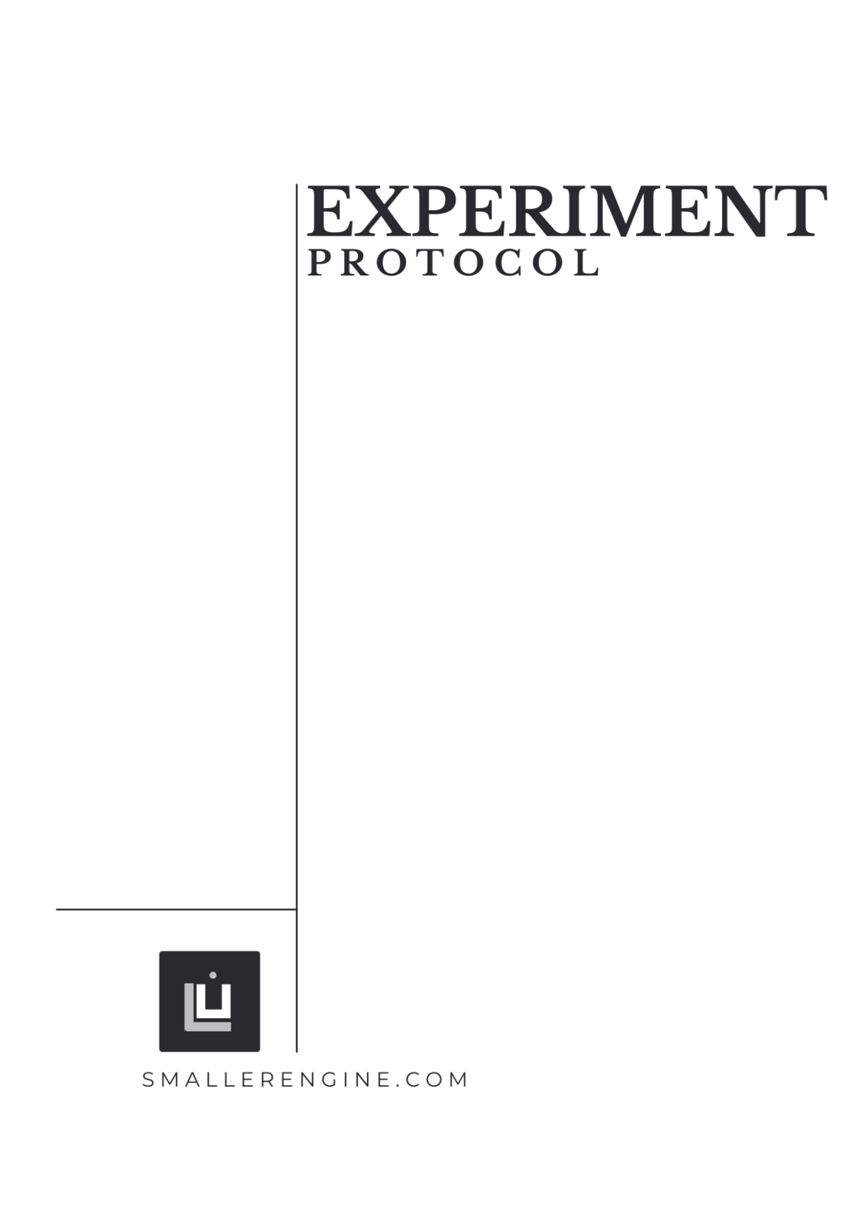 Experiment Protocol Template