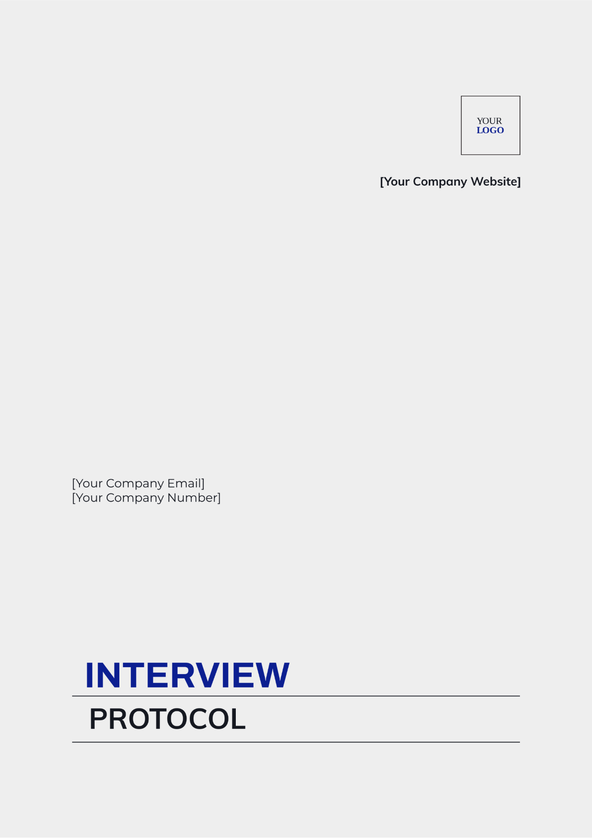 Interview Protocol Template - Edit Online & Download