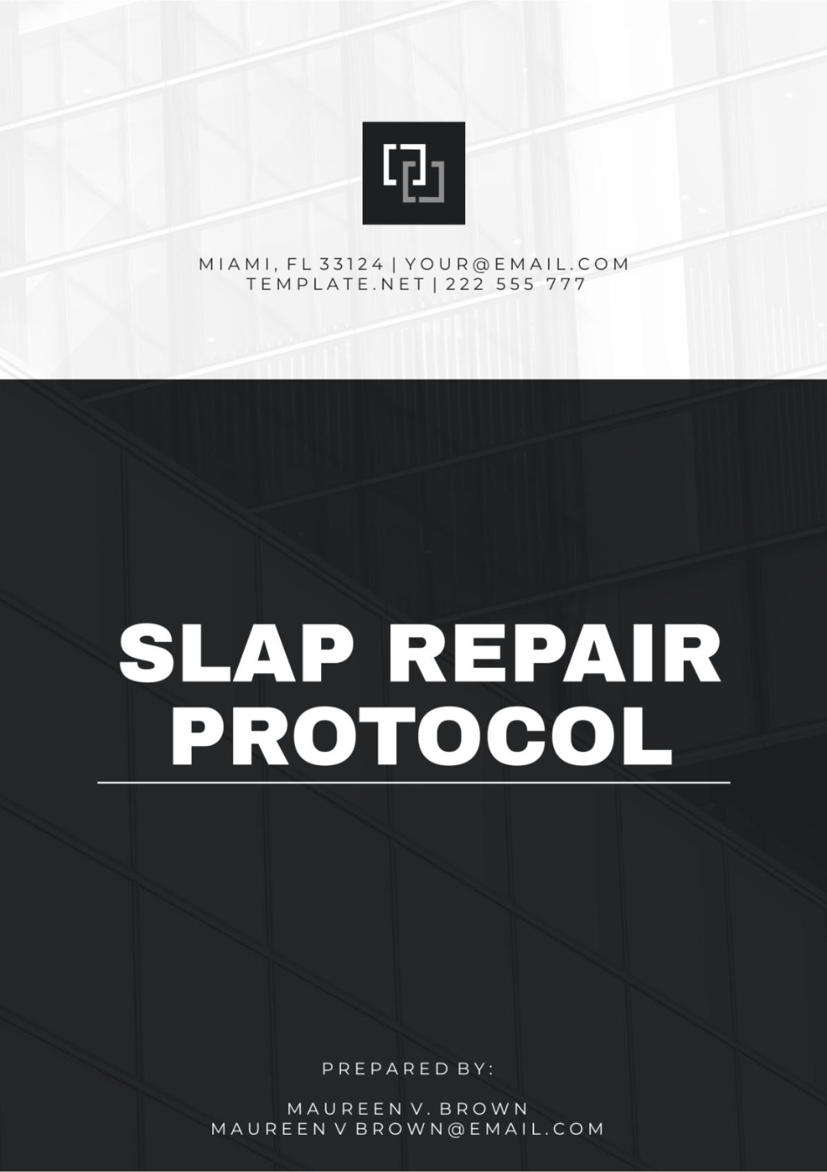 Slap Repair Protocol Template
