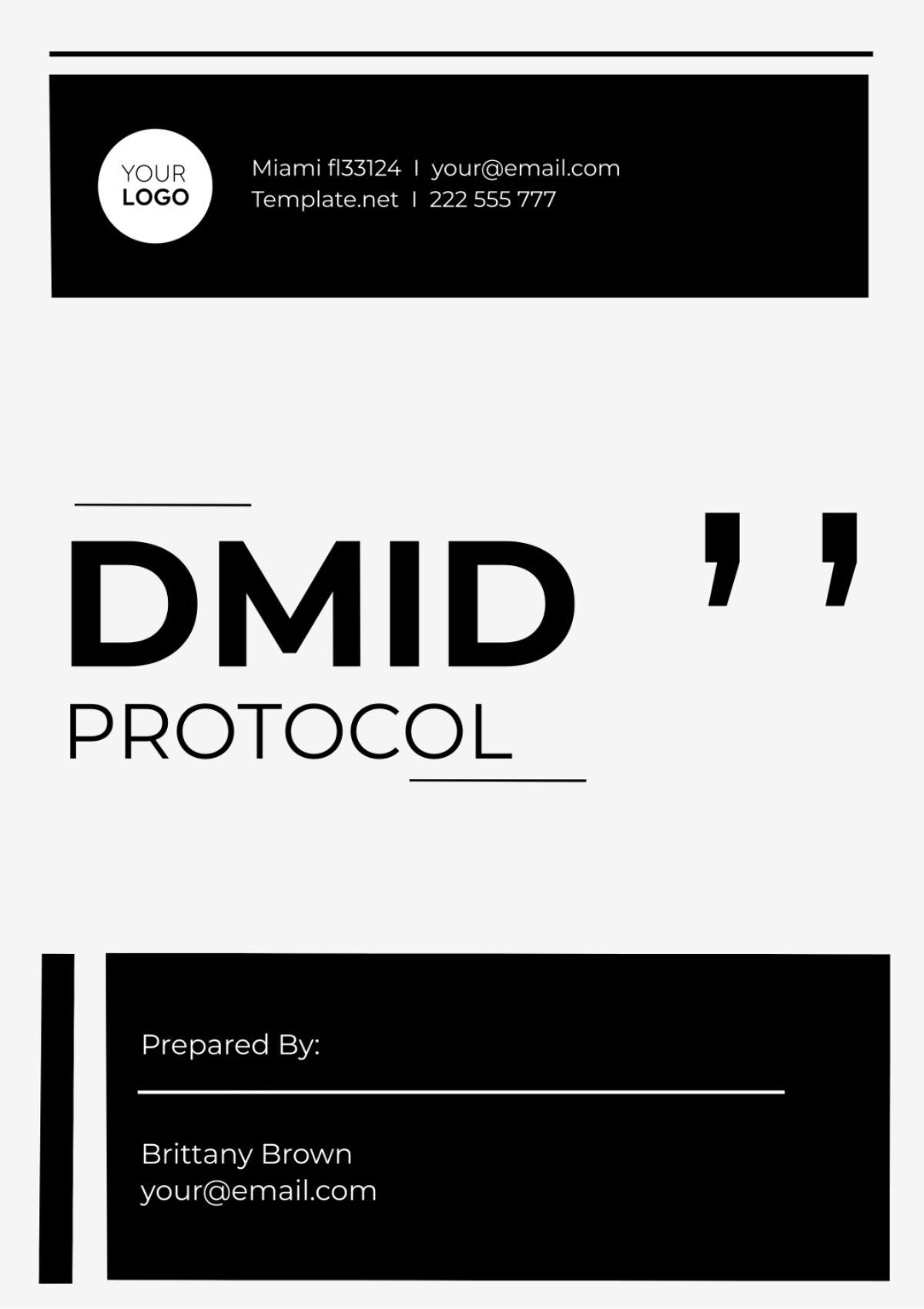 Dmid Protocol Template - Edit Online & Download