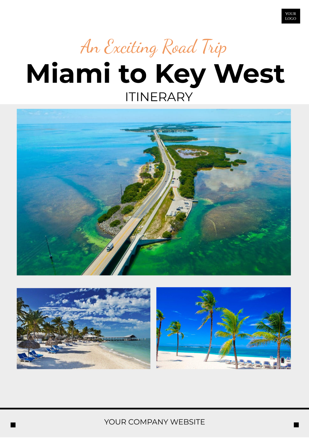 Miami Key West Itinerary Template