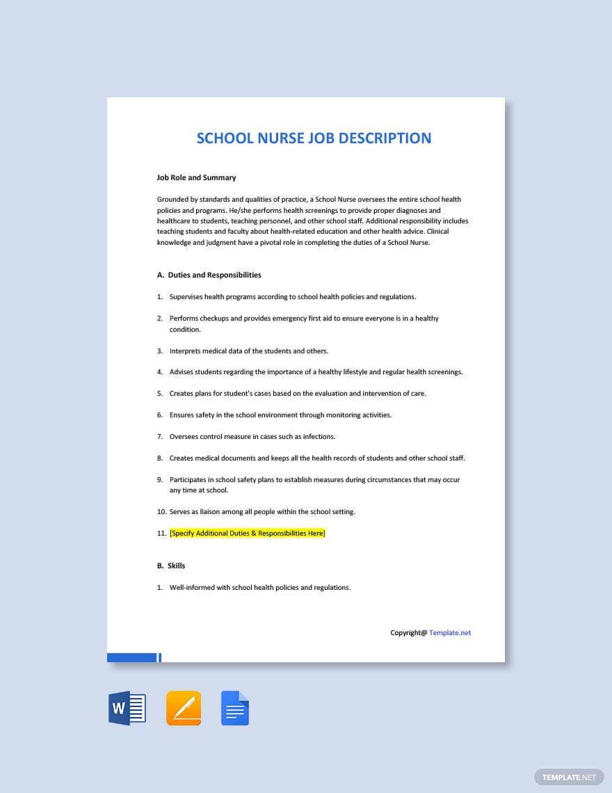 nurse-job-description-templates-documents-design-free-download