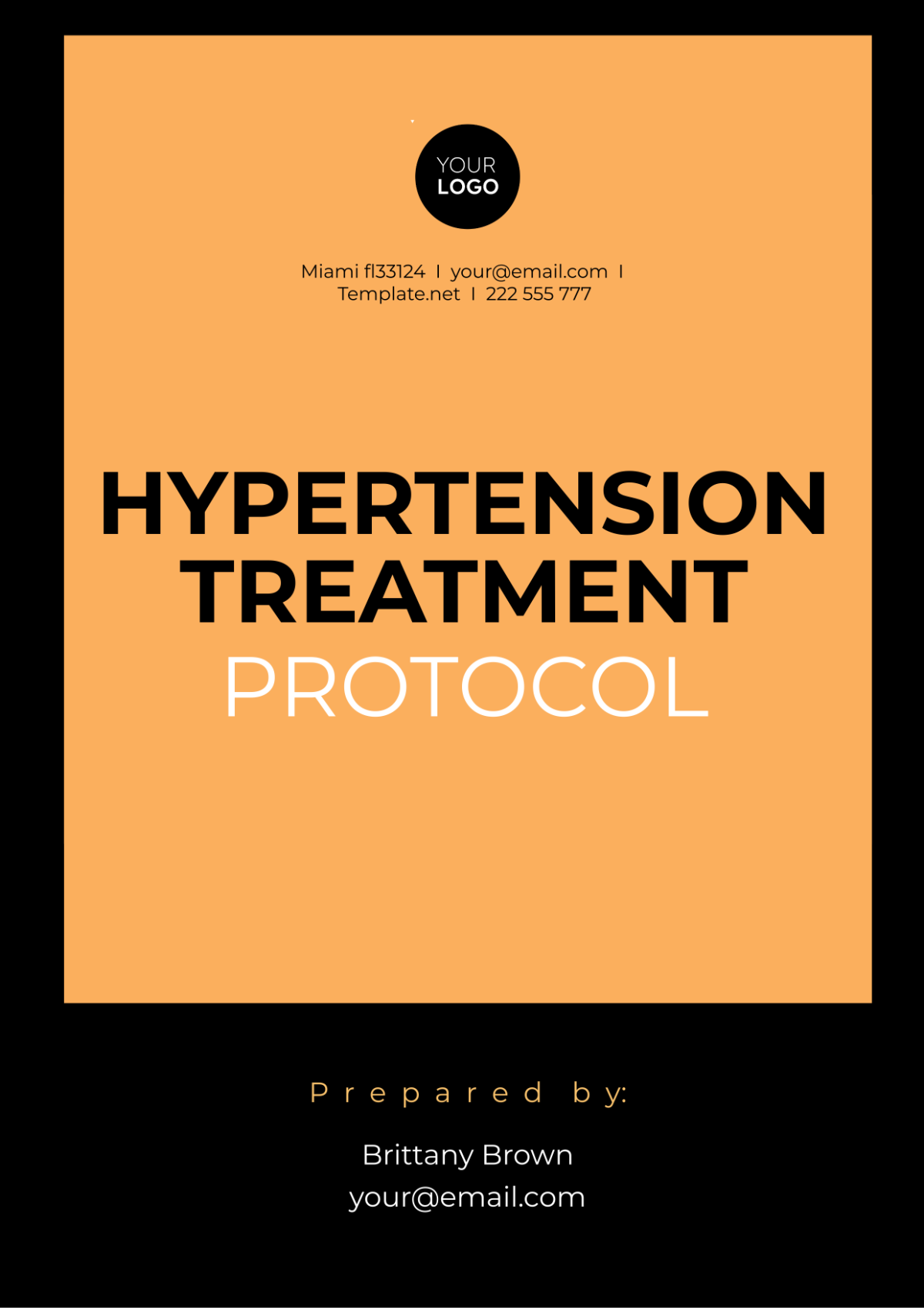 Hypertension Treatment Protocol Template - Edit Online & Download