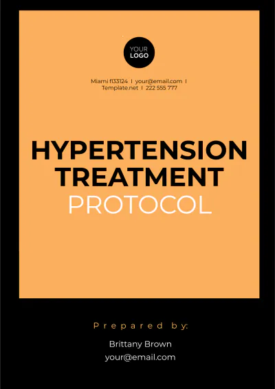 Free Hypertension Treatment Protocol Template to Edit Online
