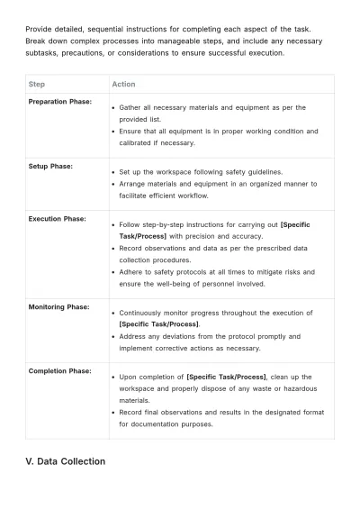 Free Basic Protocol Template to Edit Online