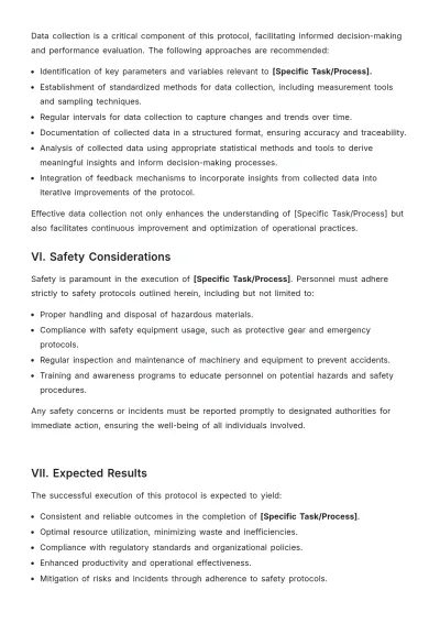 Free Basic Protocol Template to Edit Online