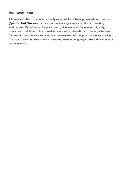 Free Basic Protocol Template to Edit Online