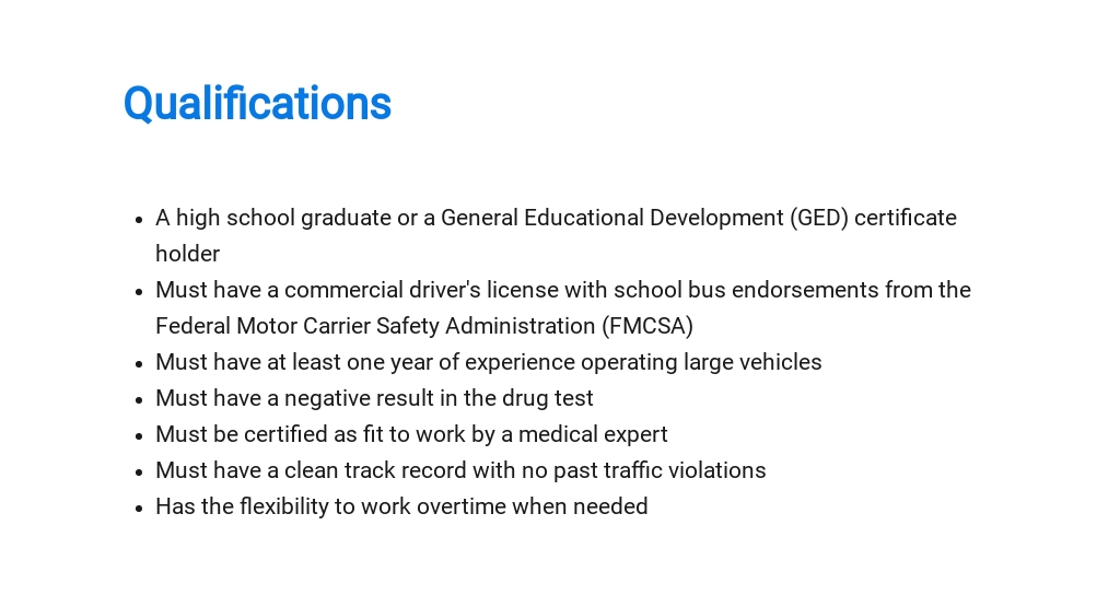 Free School Bus Driver Job Ad/Description Template 5.jpe