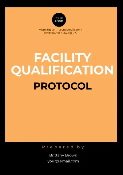 Free Facility Qualification Protocol Template to Edit Online