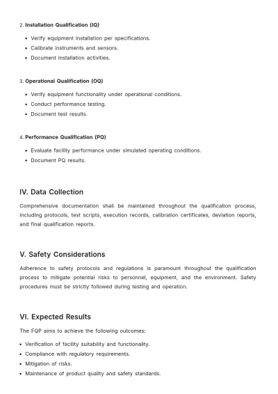 Free Facility Qualification Protocol Template to Edit Online