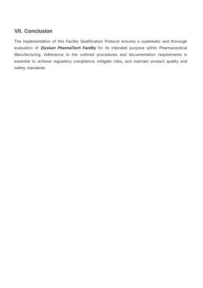 Free Facility Qualification Protocol Template to Edit Online