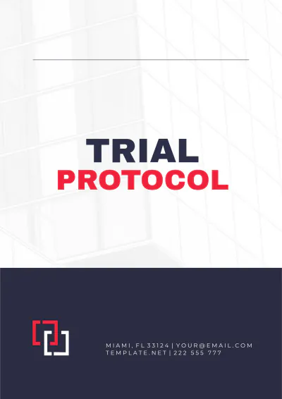 Free Trial Protocol Template to Edit Online