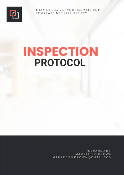 Free Inspection Protocol Template to Edit Online