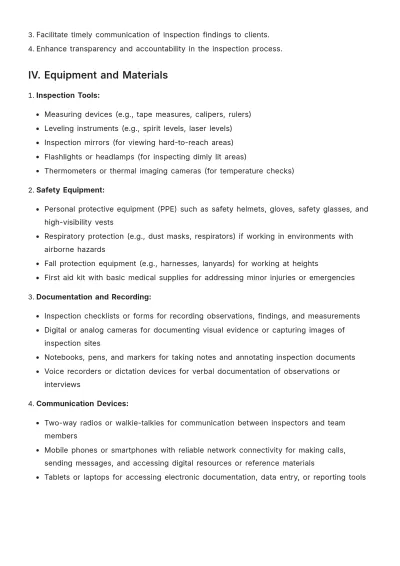 Free Inspection Protocol Template to Edit Online