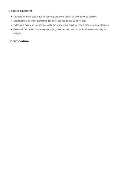 Free Inspection Protocol Template to Edit Online