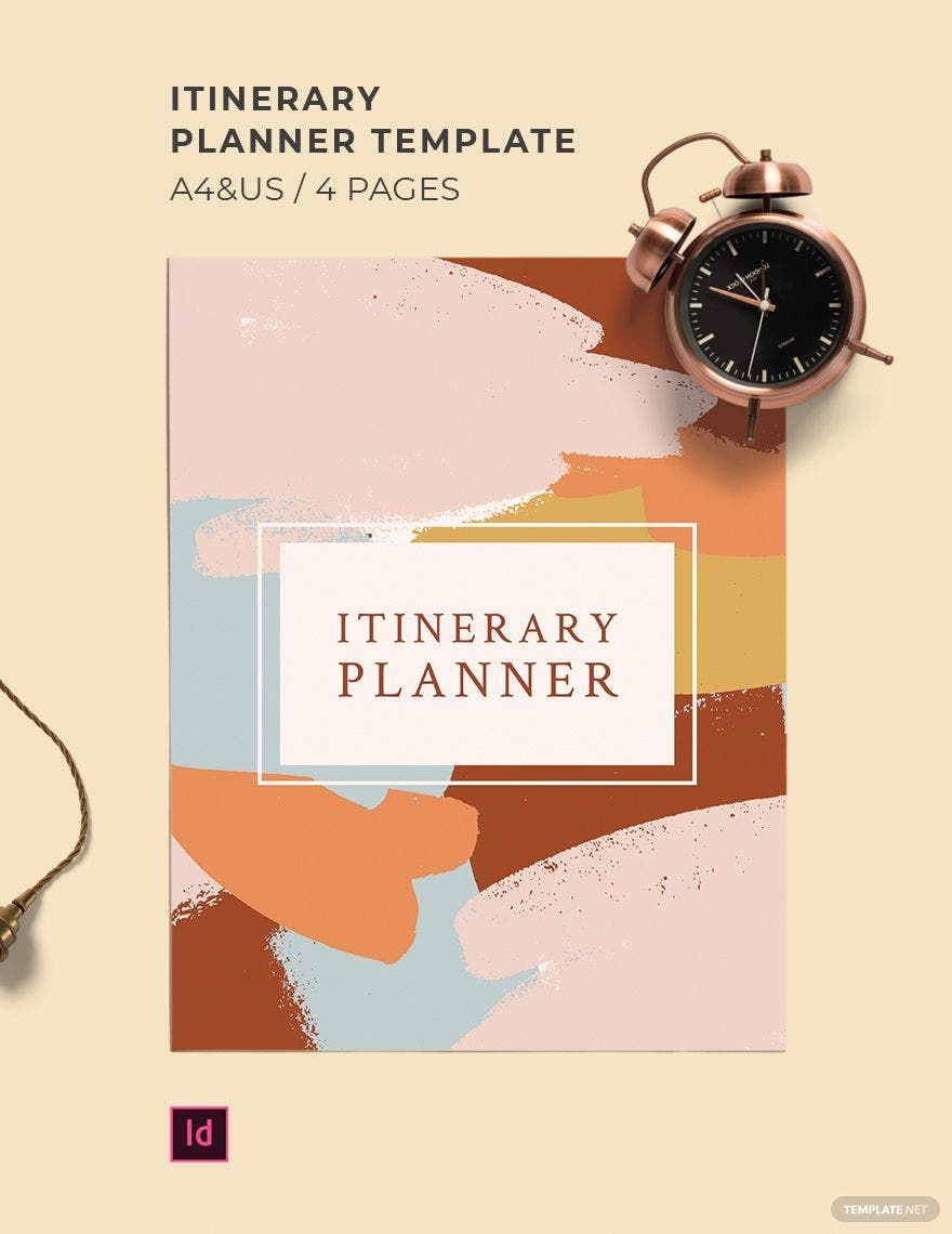 Sample Itinerary Planner Template