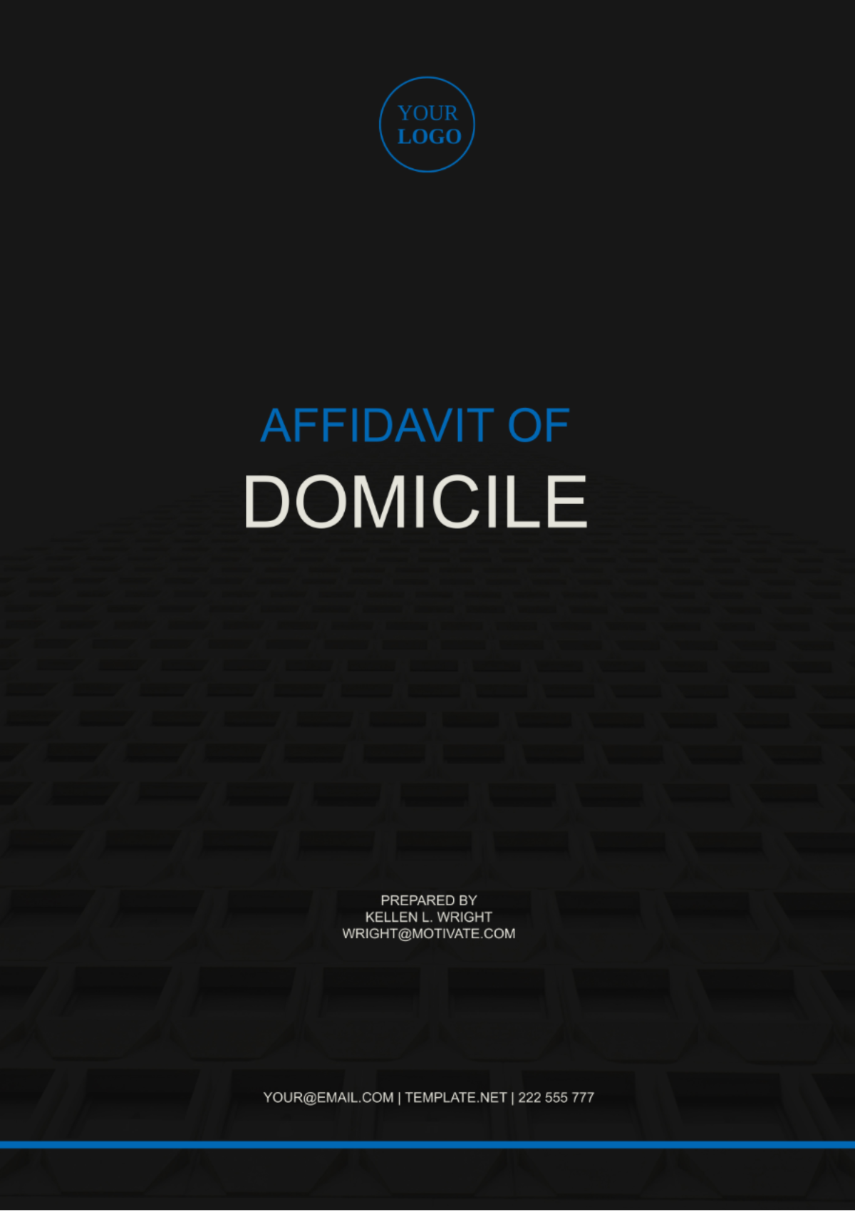 Massachusetts Affidavit of Domicile Template - Edit Online & Download