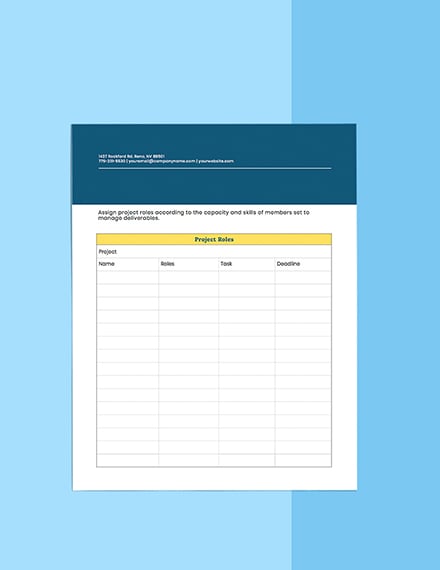 project planner templates