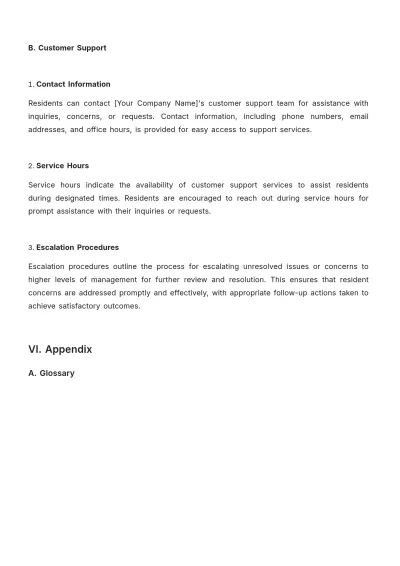 Free Real Estate Development Project User Guide Template to Edit Online