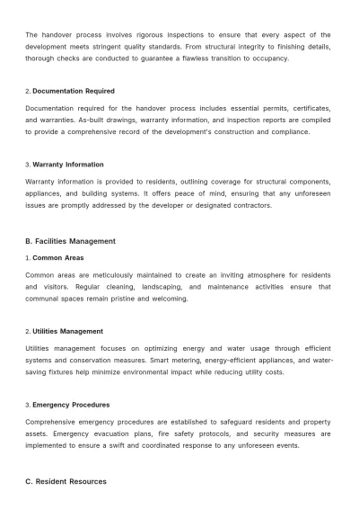 Free Real Estate Development Project User Guide Template to Edit Online
