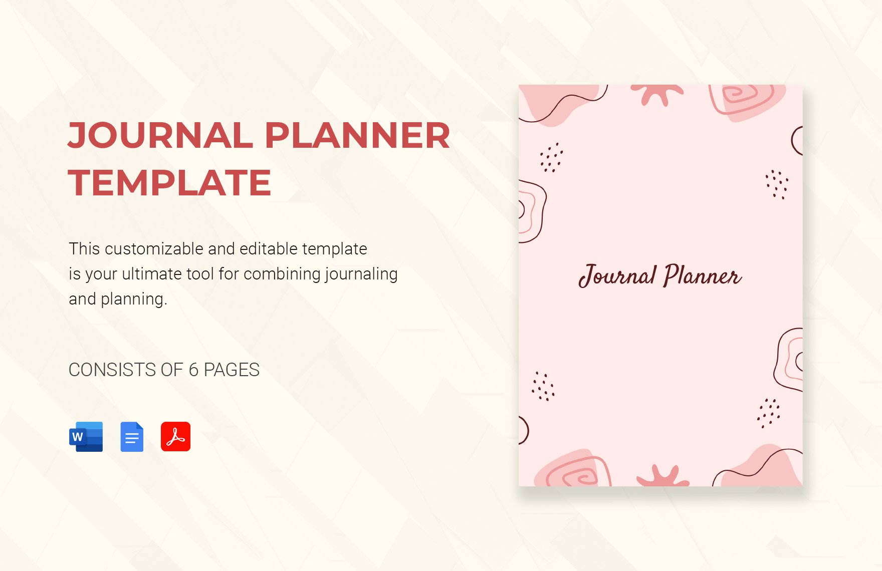 Journal Planner Template