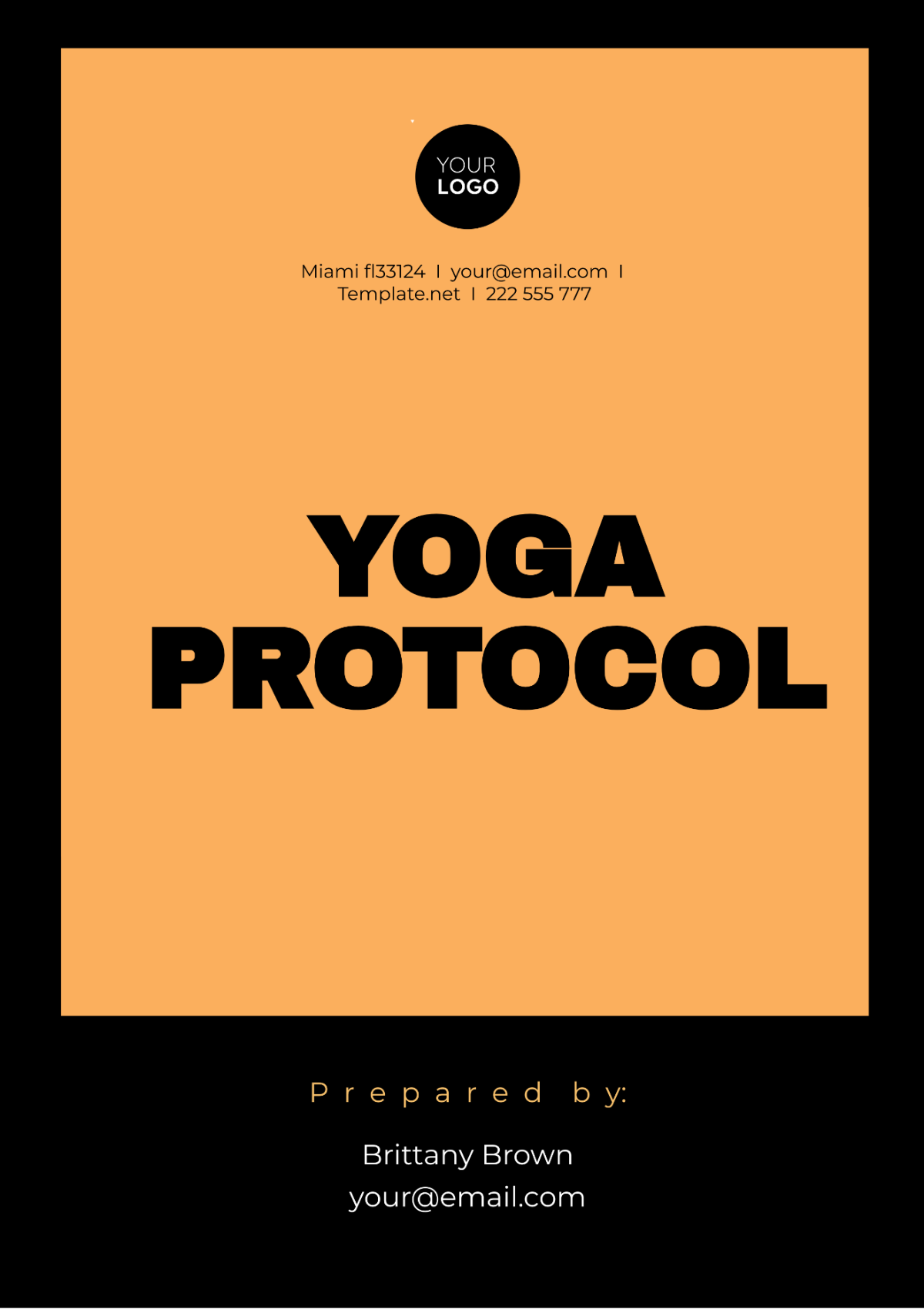 Yoga Protocol Template - Edit Online & Download