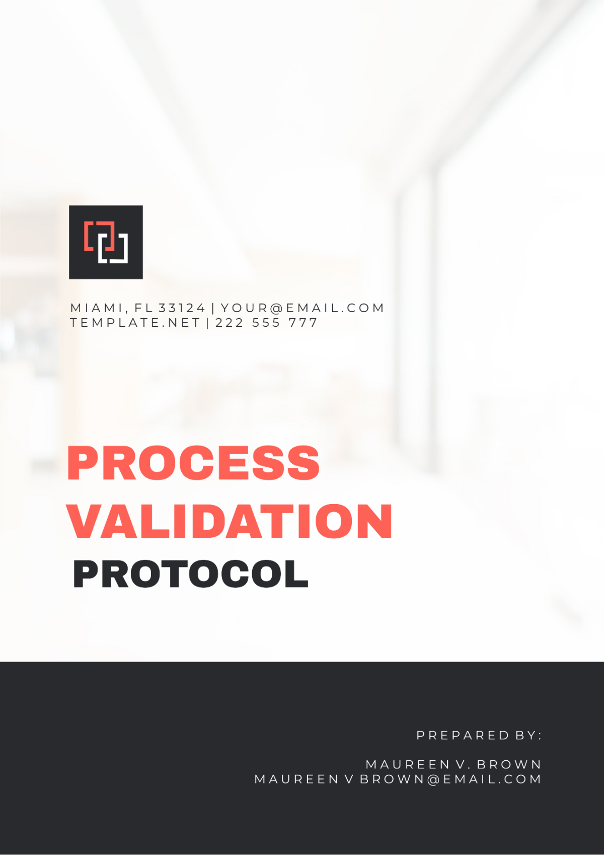 Process Validation Protocol Template