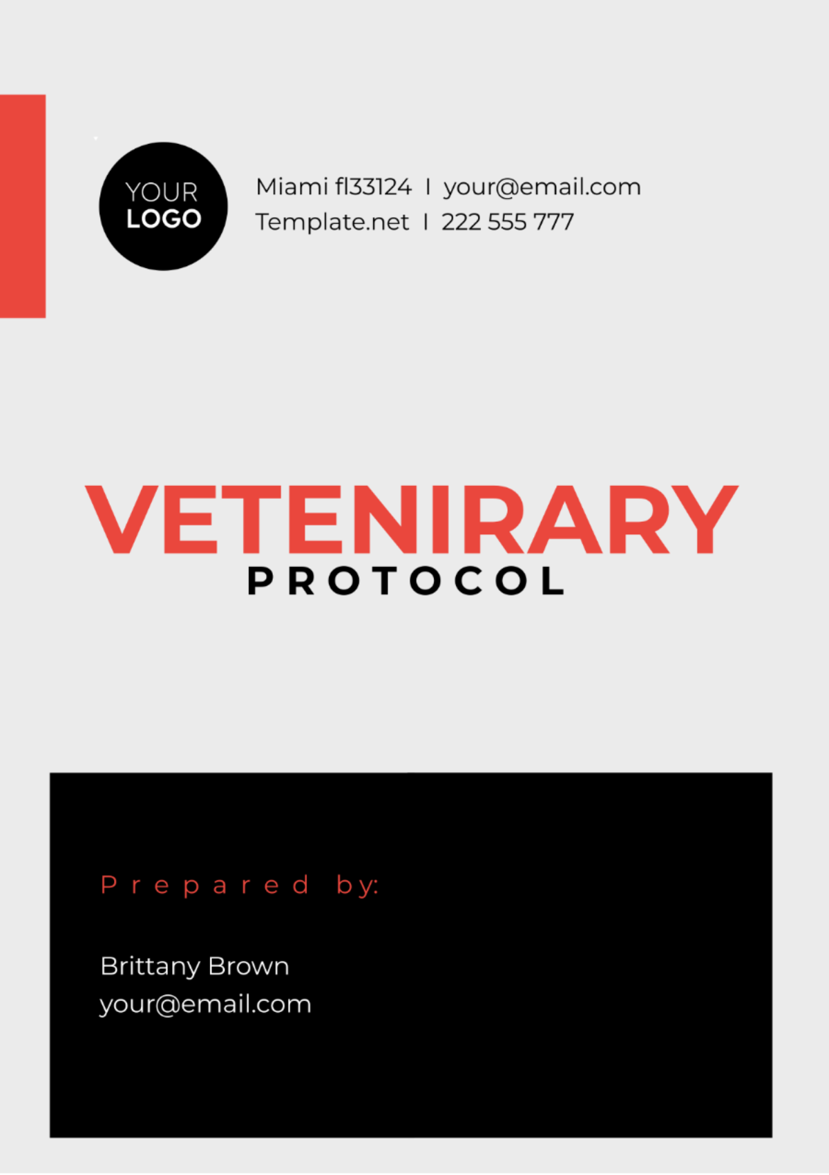 Veterinary Protocol Template - Edit Online & Download