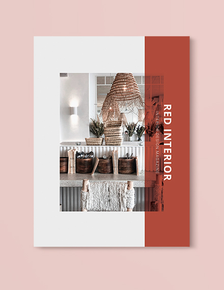 Interior Decor Magazine Template - InDesign, Word, Apple Pages