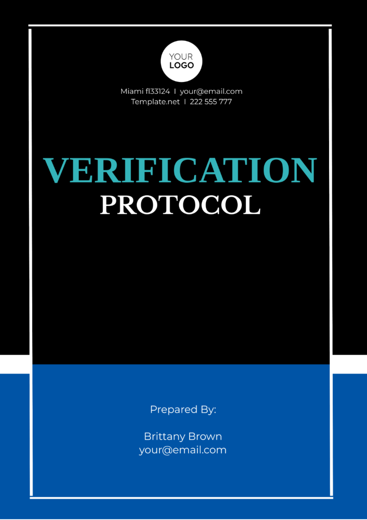 Verification Protocol Template - Edit Online & Download