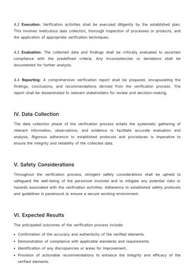 Free Verification Protocol Template to Edit Online