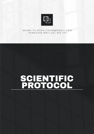 Free Scientific Protocol Template to Edit Online
