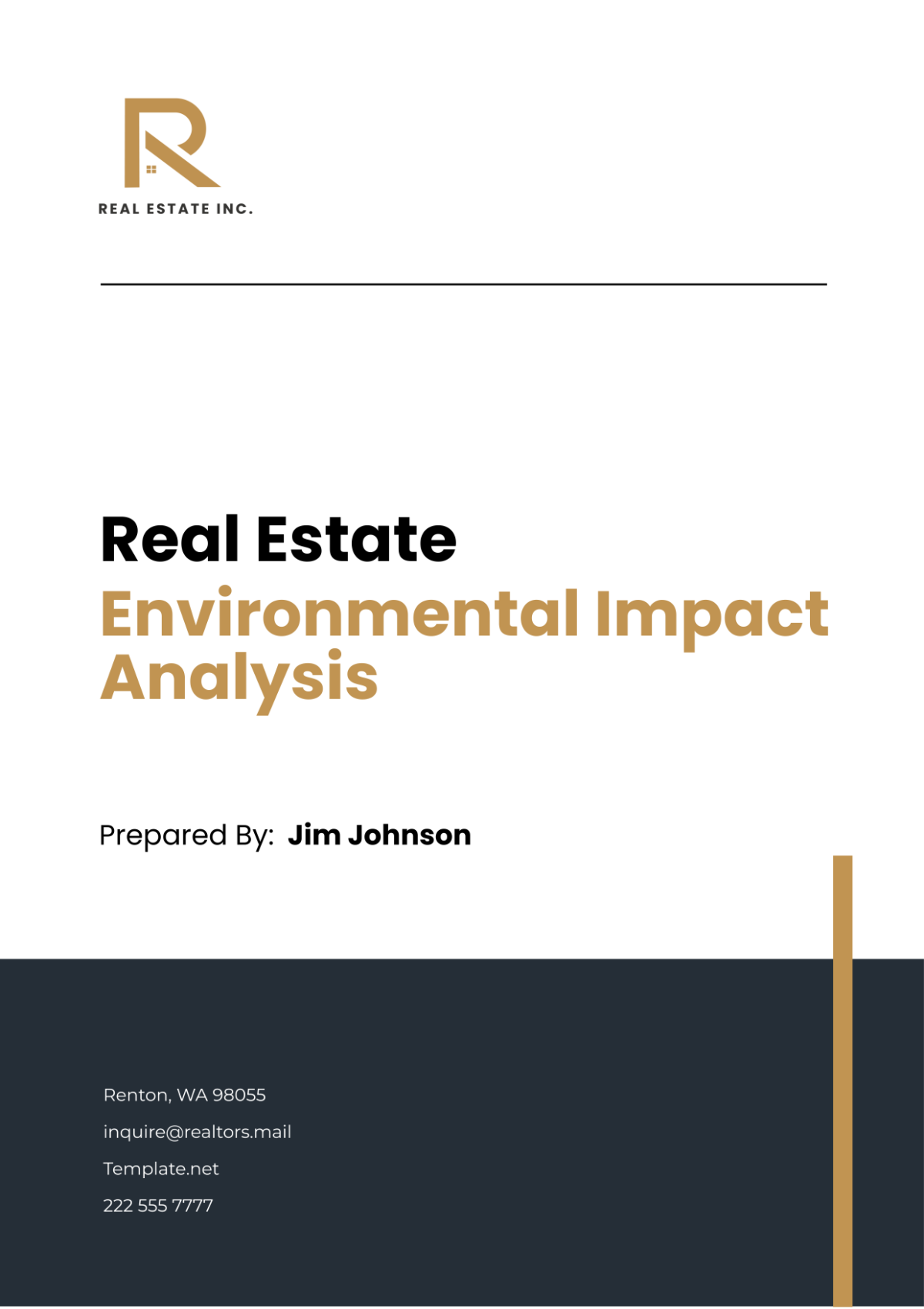 Free Real Estate Environmental Impact Analysis Template