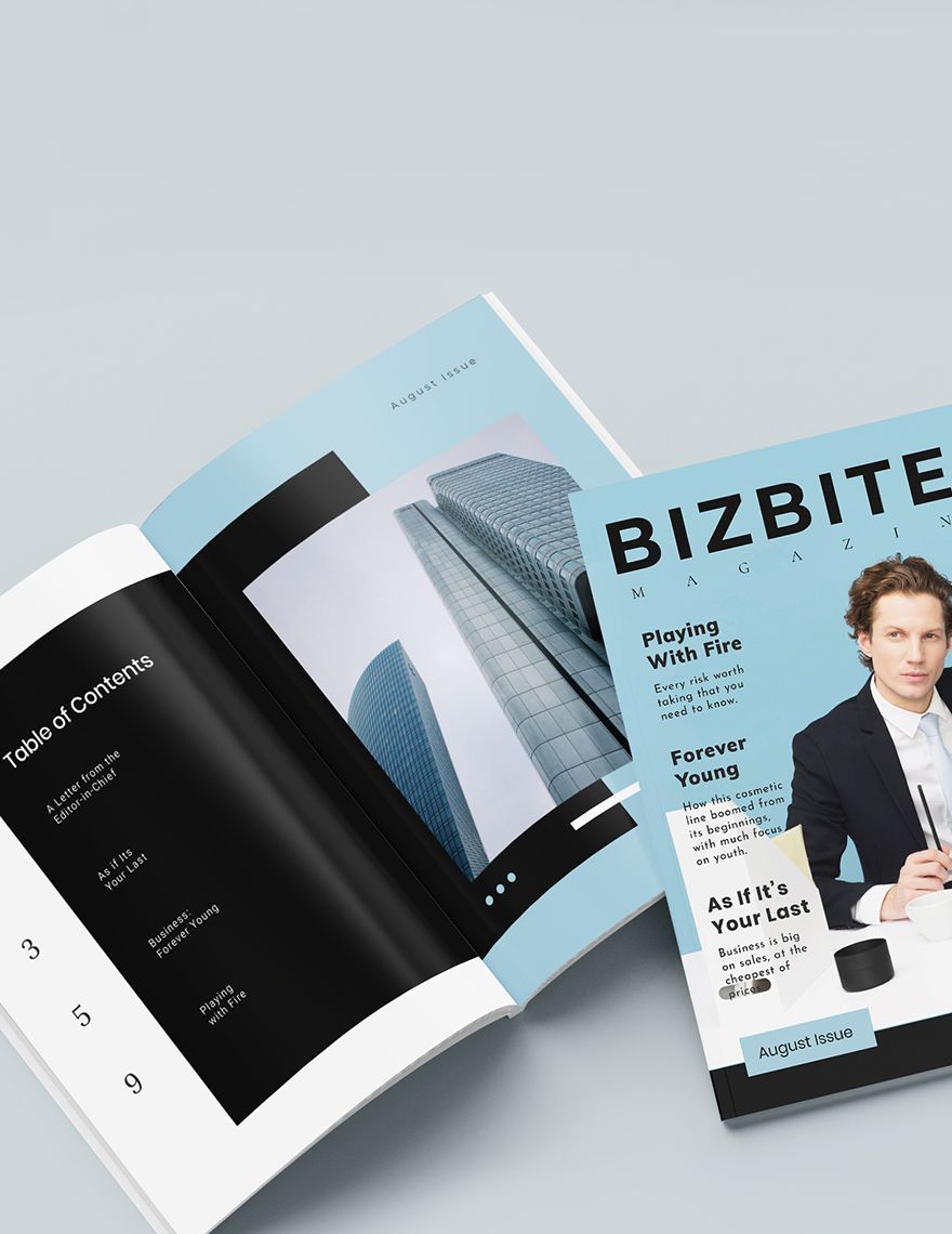 Simple Business Magazine Template