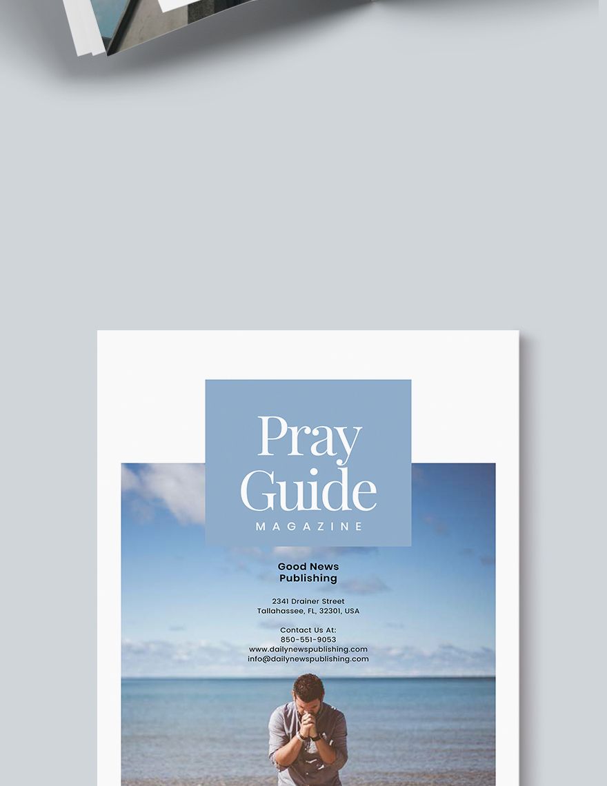 Prayer Magazine Template