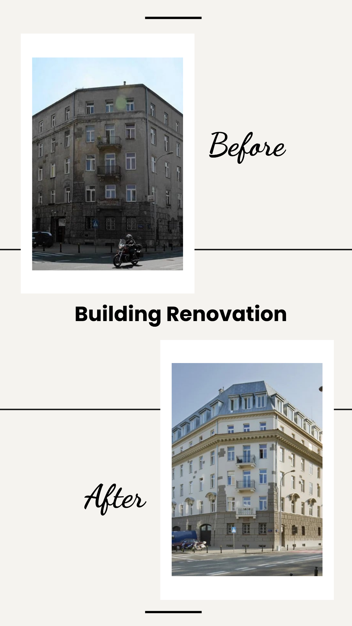 Building Before and After Instagram Story