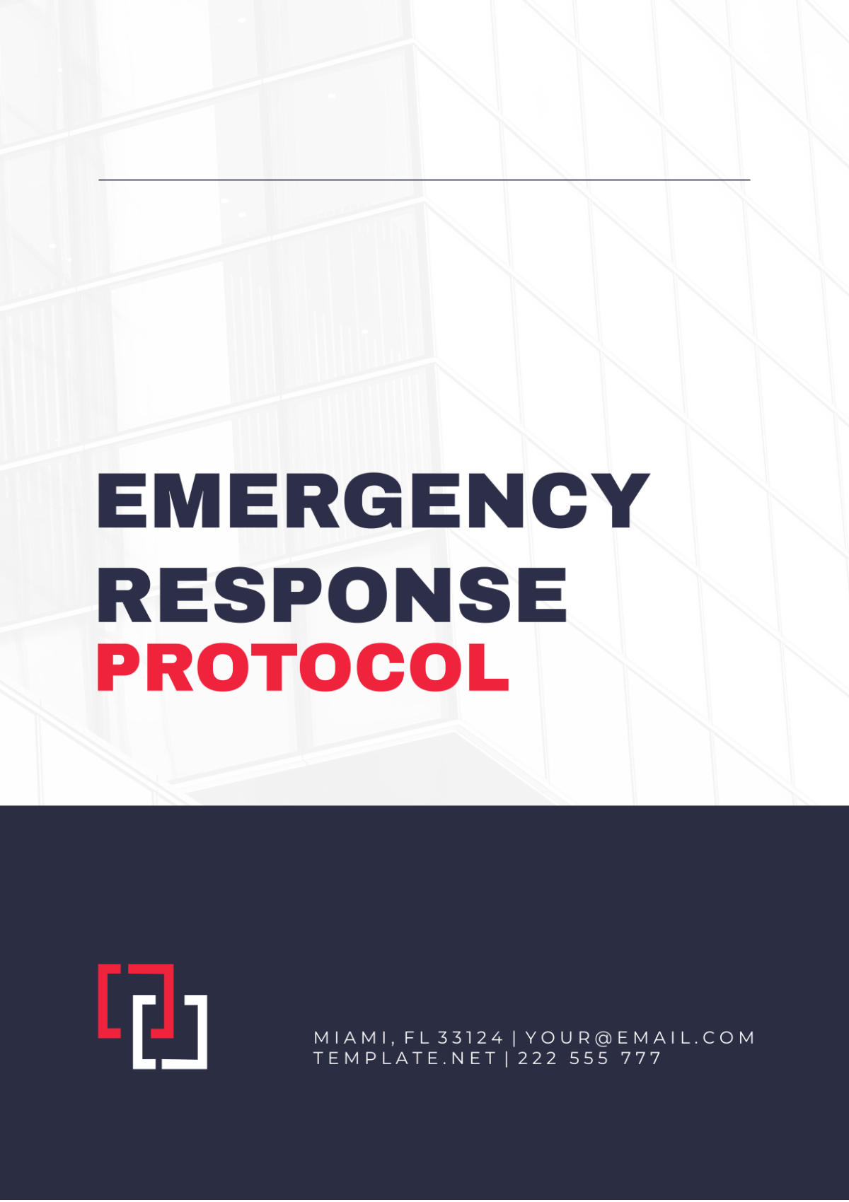 Emergency Response Protocol Template